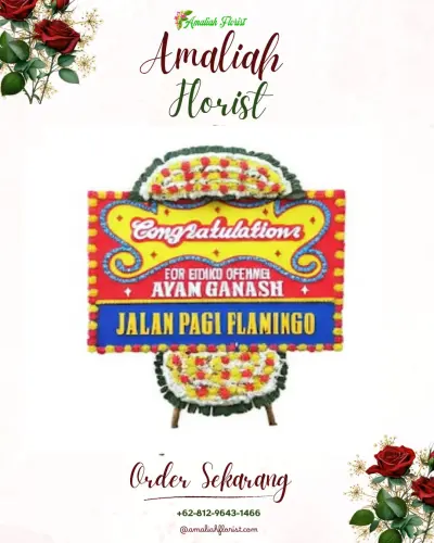 Bunga Papan Congratulation di Binuang Kampuang Dalam